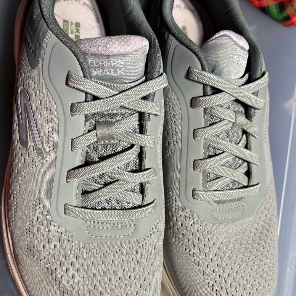 Skechers Gowalk7 gray sneakers - Picture 4 of 6